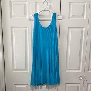 Cynthia Rowley Turquoise Sleeveless Dress, Large